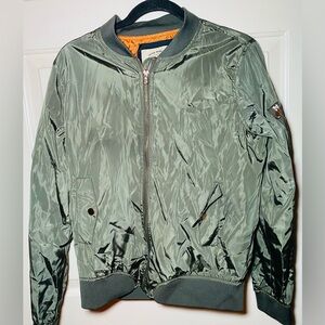 Ci Sono Originals Bomber Jacket Women‎ Olive Green Full zip, L